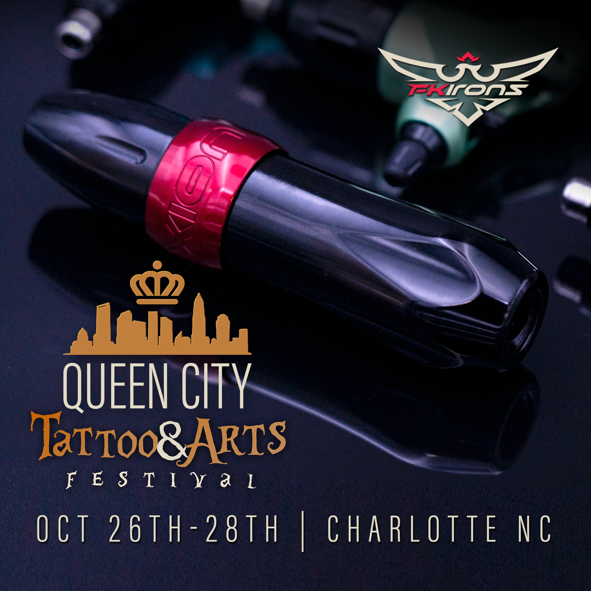 2019 Queen City Tattoo  Arts Festival  FK Irons  Tattoo Machines Tattoo  Supplies and Tattoo Accessories