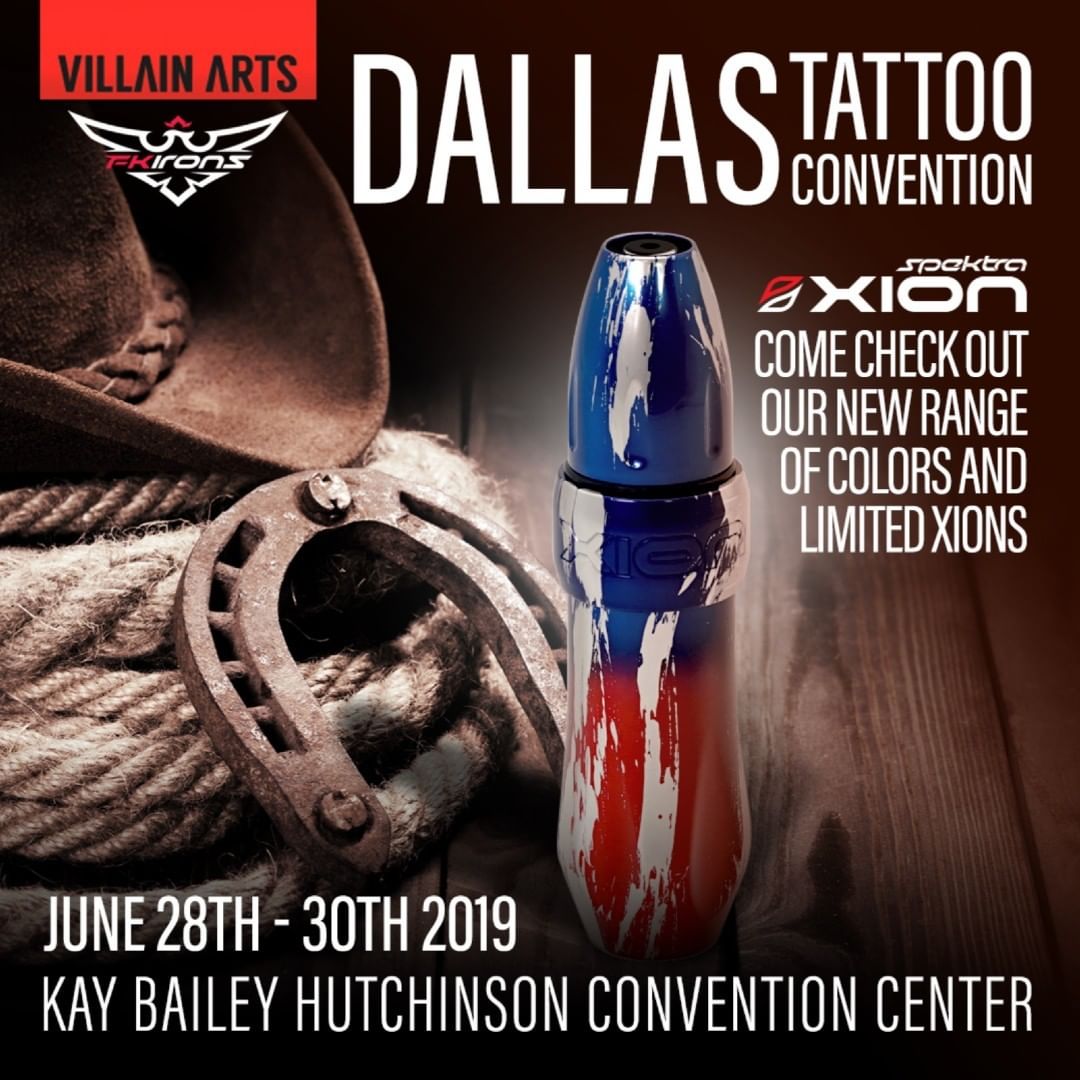 2019 Villain Arts Dallas Tattoo Convention FK Irons Precision