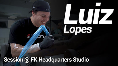 Tattooing With Luiz Lopez At FK Irons Headquarters Using The Spektra Xion