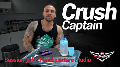 Tattooing With Crush Captain At FK Irons Headquarters Using The Spektra Xion