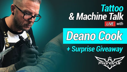 Tattoo & Machine Talk with Deano Cook + Surprise Giveway