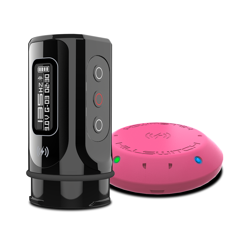 PowerBolt II and Bubblegum Killswitch Bundle - FK Irons - Precision Tattoo MachinesPowerBolt II and Bubblegum Killswitch Bundle